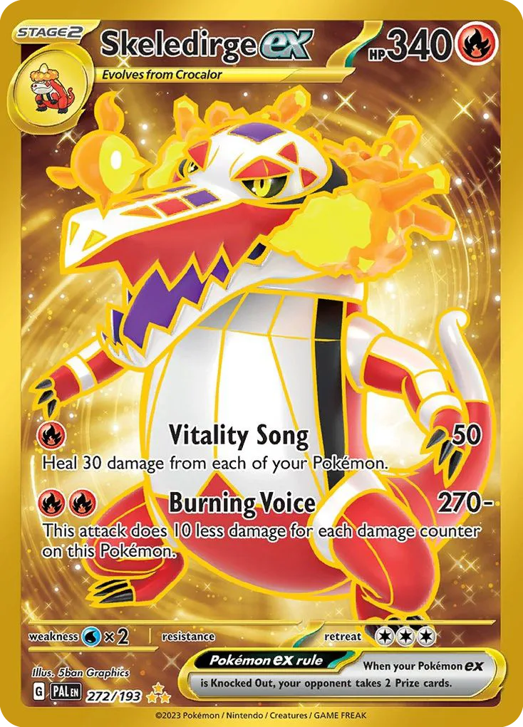Skeledirge ex, Paldea Evolved #272/193