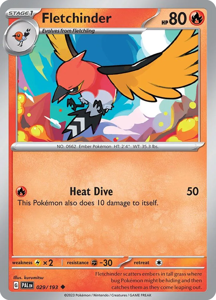 Fletchinder, Paldea Evolved #029/193