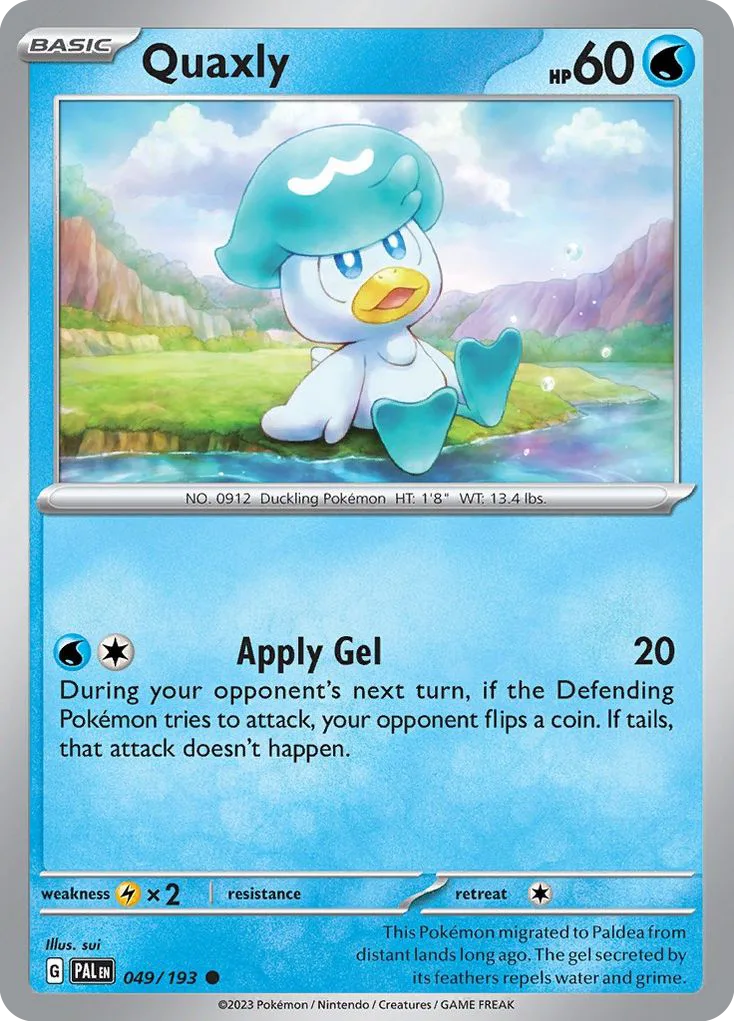 Quaxly, Paldea Evolved #049/193
