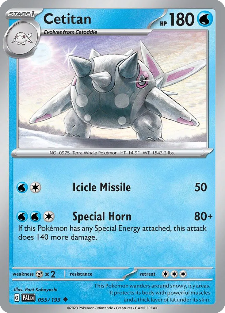 Cetitan, Paldea Evolved #055/193