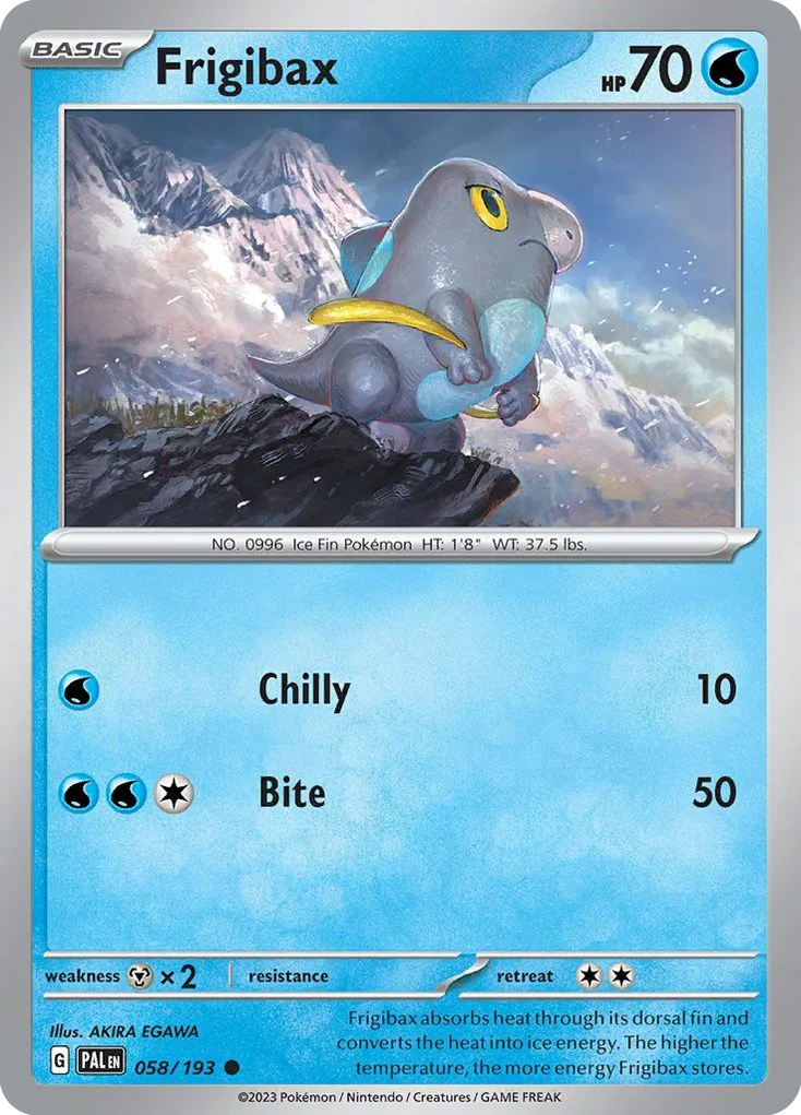 Frigibax, Paldea Evolved #058/193