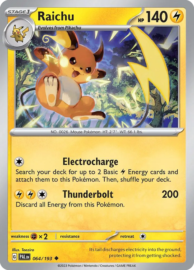 Raichu, Paldea Evolved #064/193