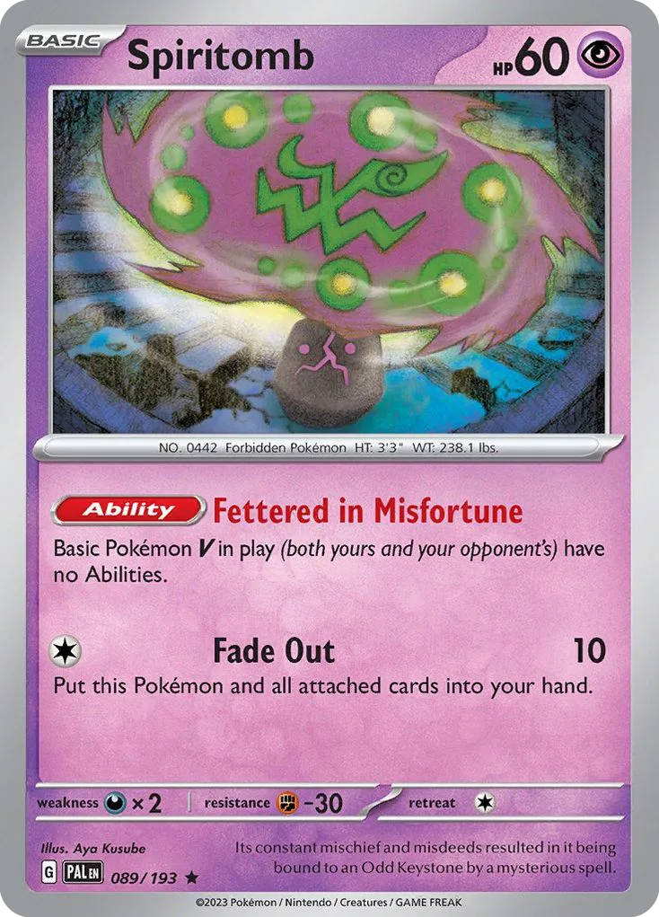 Spiritomb, Paldea Evolved #089/193