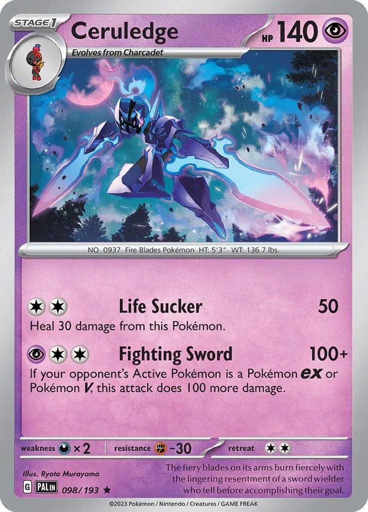Ceruledge, Paldea Evolved #098/193