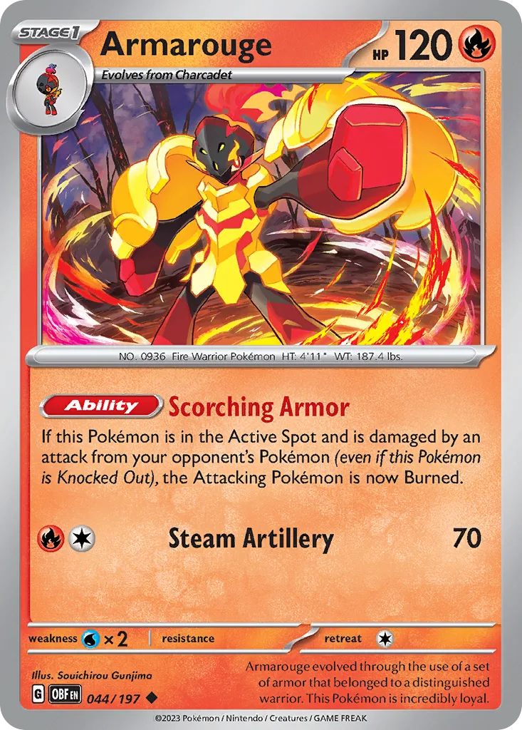 Armarouge, Obsidian Flames #044/197
