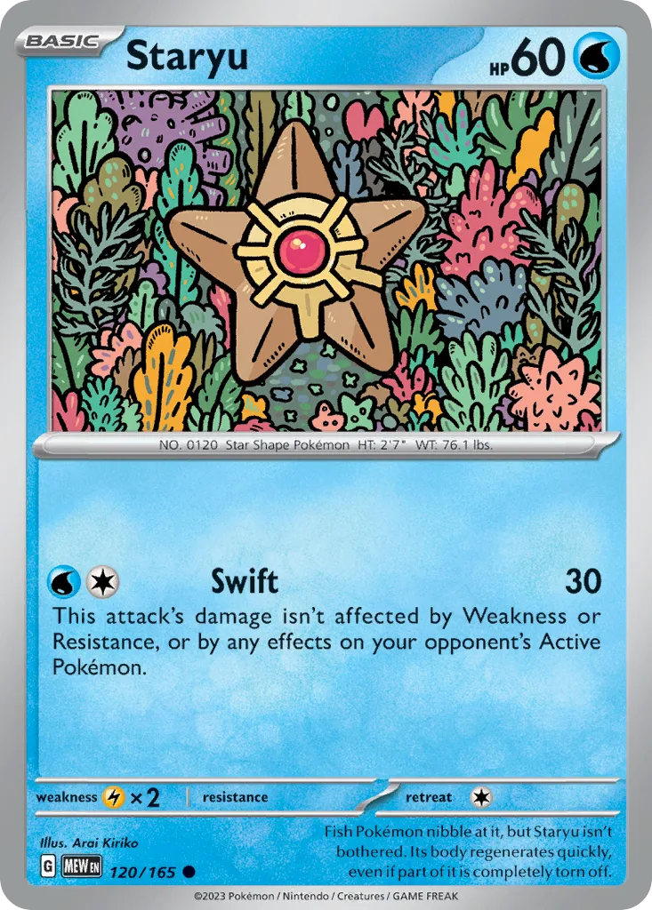 Staryu, 151 #120/165