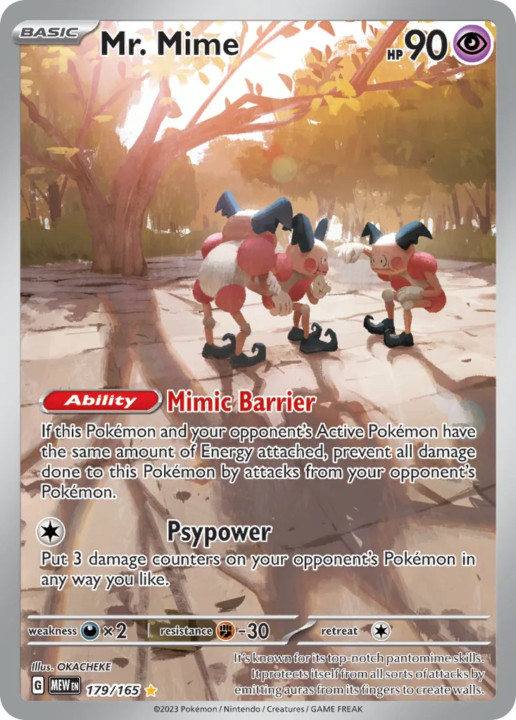 Mr. Mime, 151 #179/165