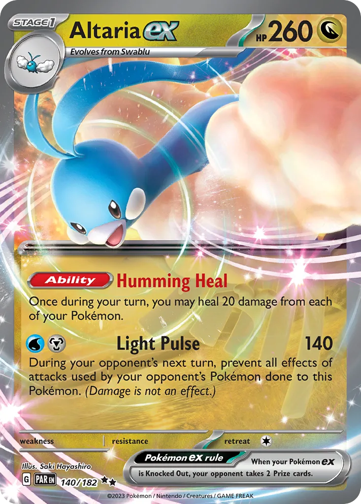 Altaria ex, Paradox Rift #140/182