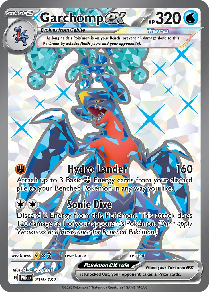 Garchomp ex, Paradox Rift #219/182
