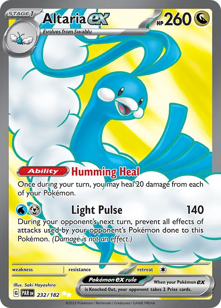 Altaria ex, Paradox Rift #232/182