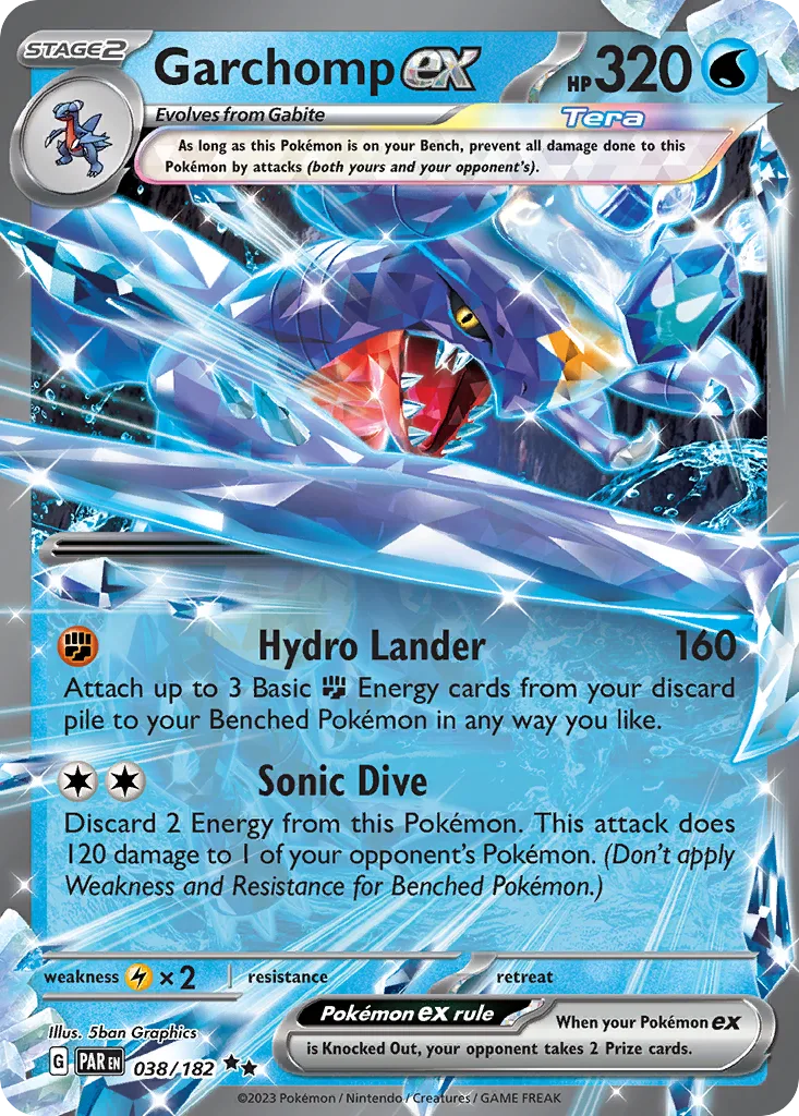 Garchomp ex, Paradox Rift #038/182
