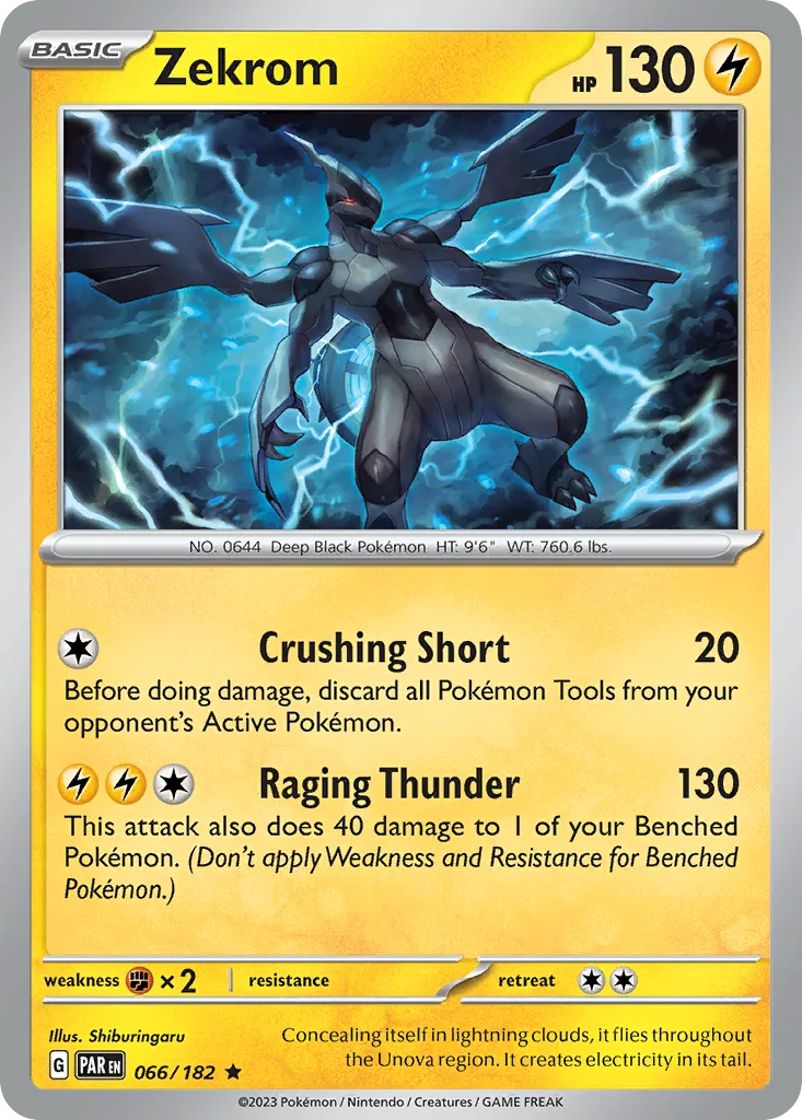 Zekrom, Paradox Rift #066/182