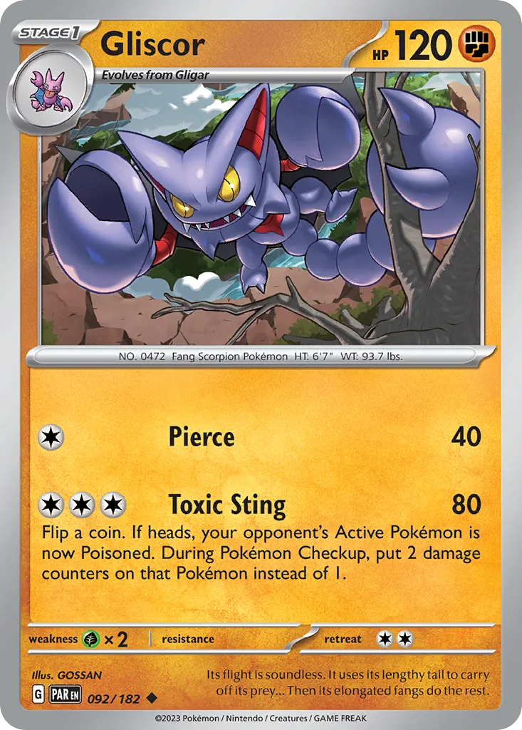 Gliscor, Paradox Rift #092/182