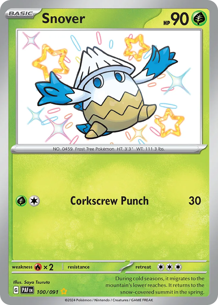 Snover, Paldean Fates #100/091
