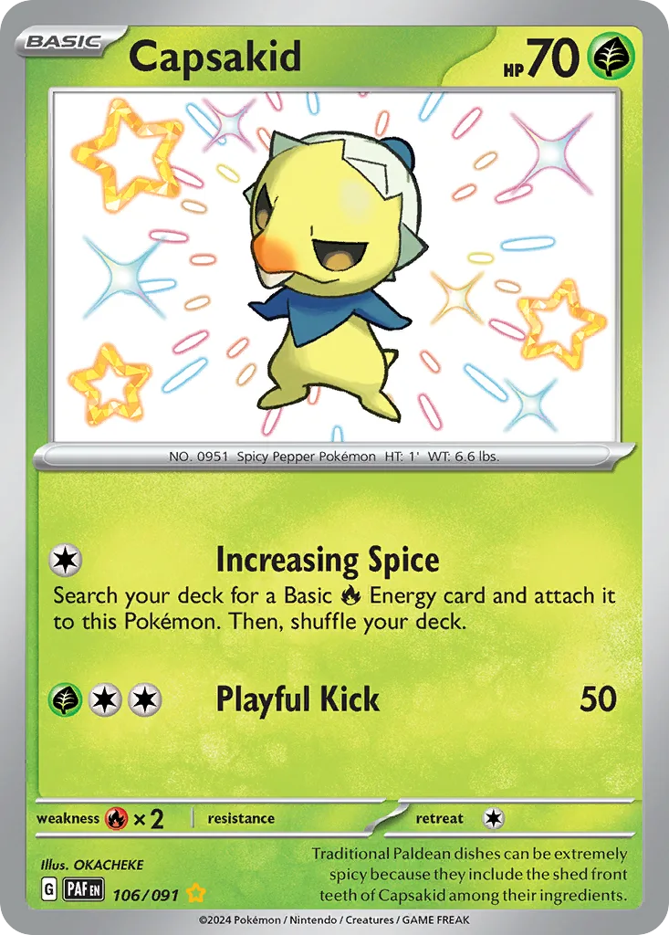 Capsakid, Paldean Fates #106/091