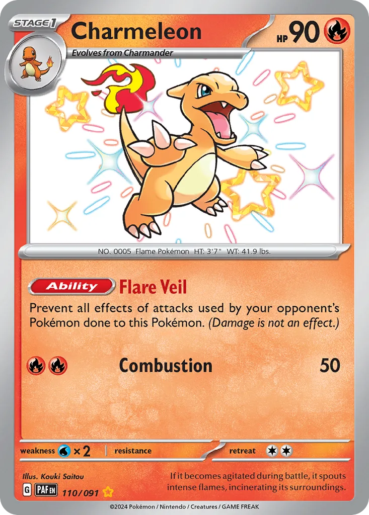 Charmeleon, Paldean Fates #110/091