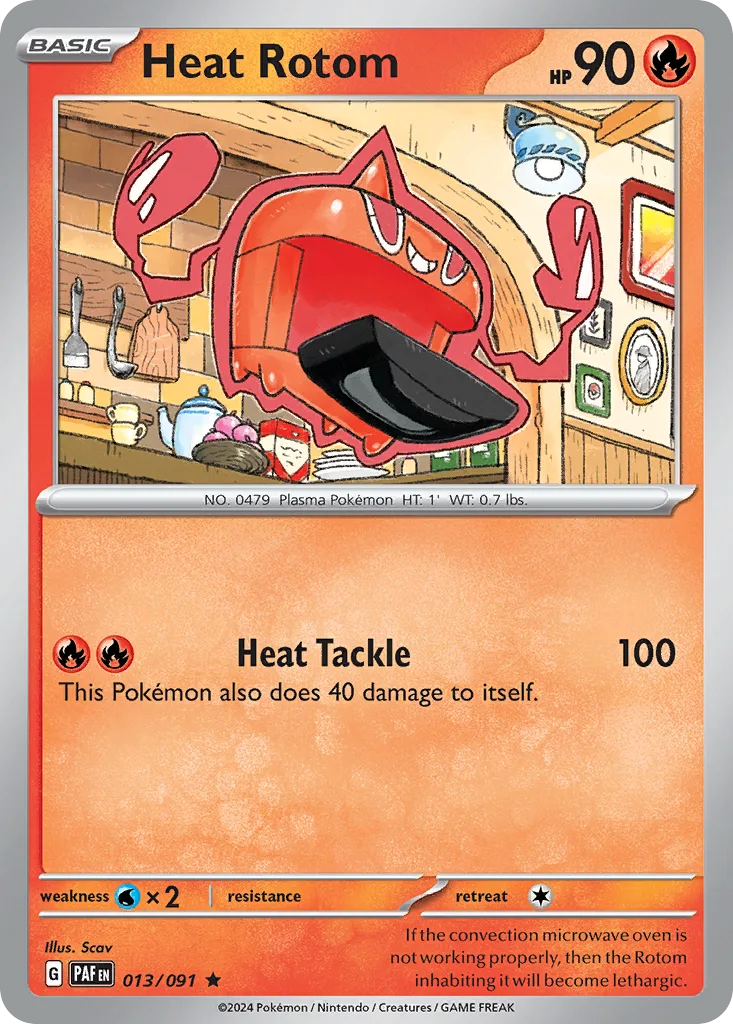 Heat Rotom, Paldean Fates #013/091
