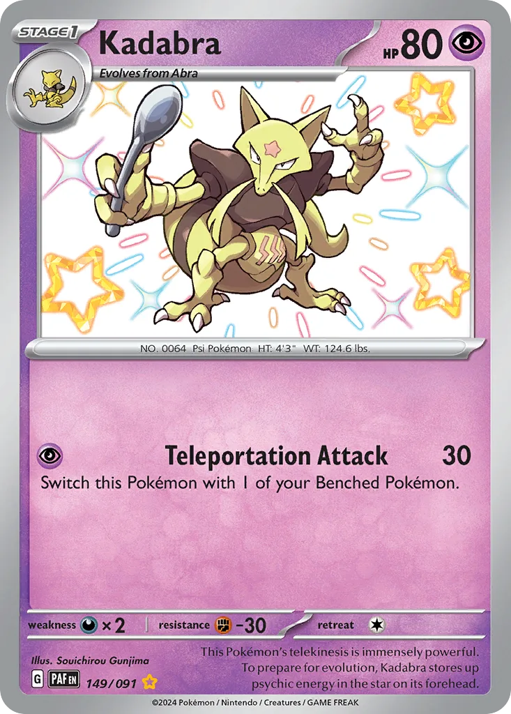 Kadabra, Paldean Fates #149/091