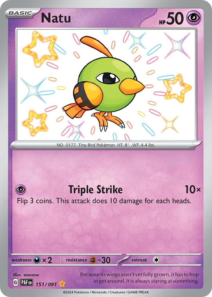 Natu, Paldean Fates #151/091