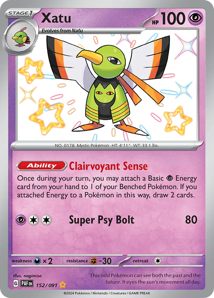 Xatu, Paldean Fates #152/091
