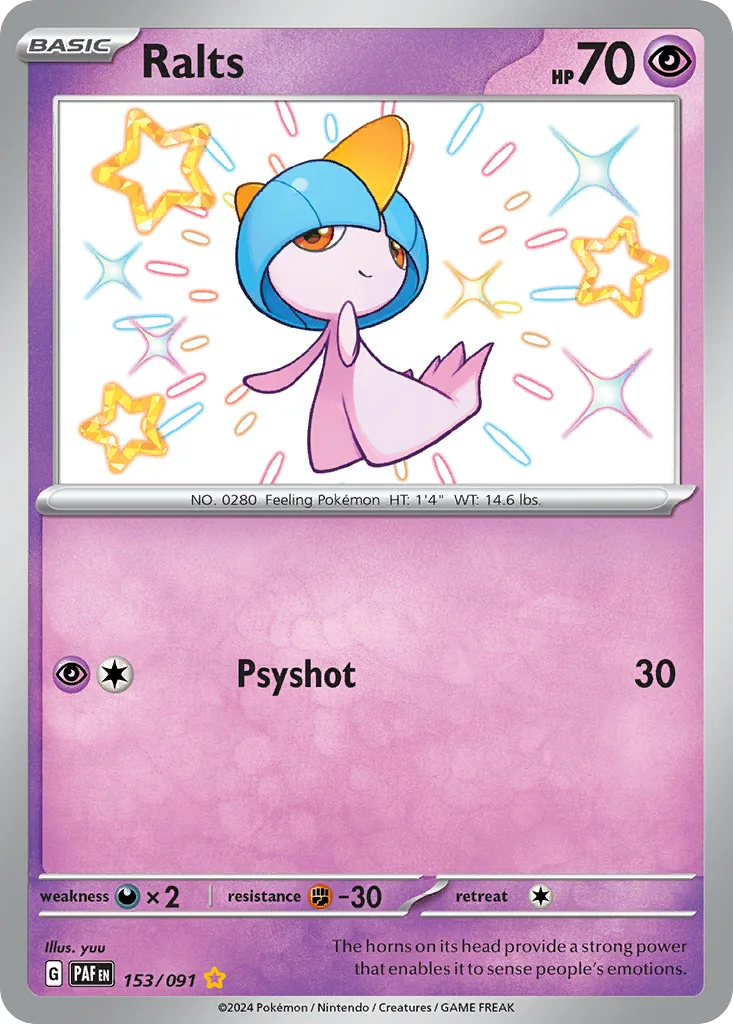 Ralts, Paldean Fates #153/091