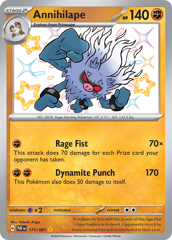 Annihilape, Paldean Fates #171/091