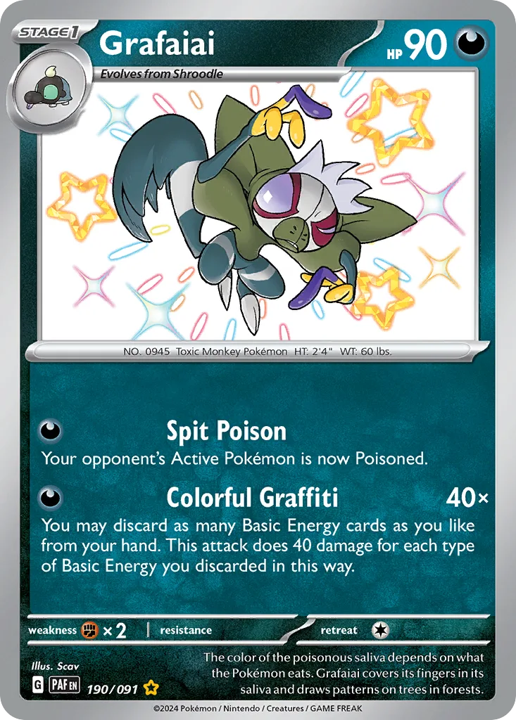 Grafaiai, Paldean Fates #190/091