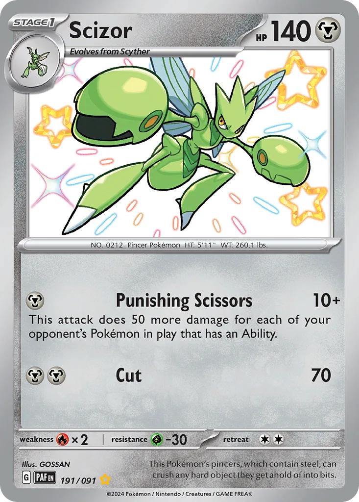 Scizor, Paldean Fates #191/091