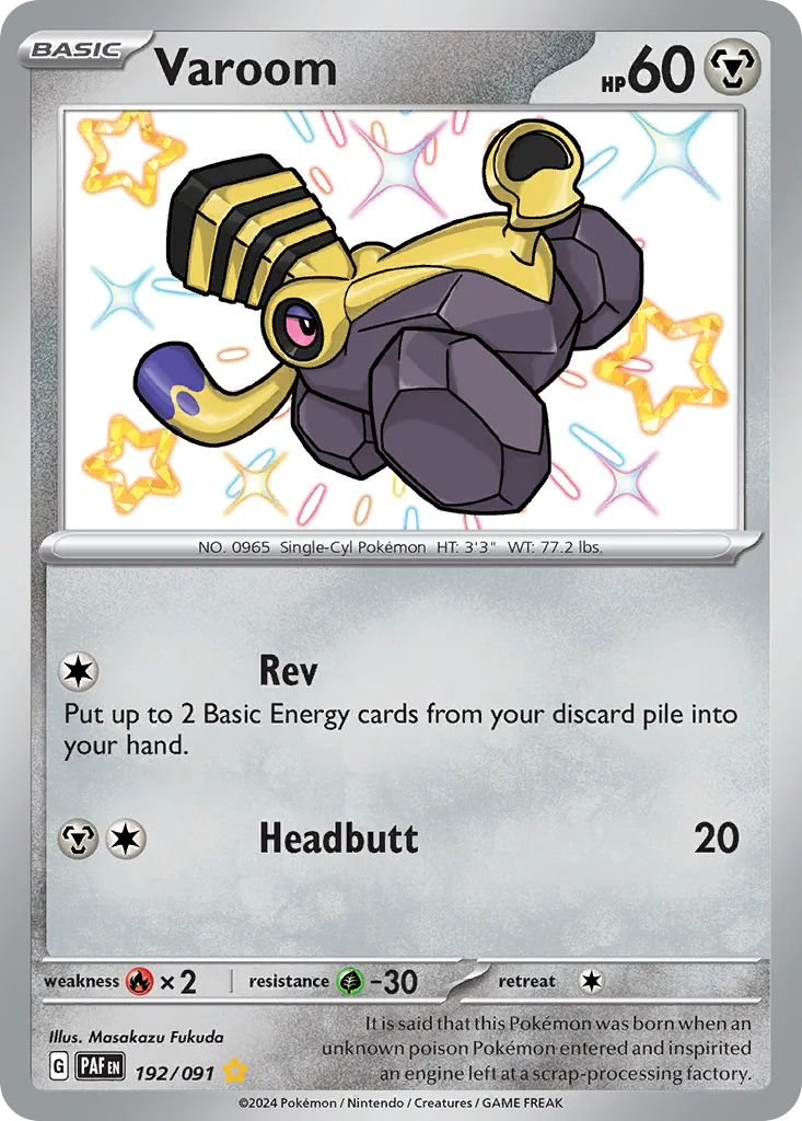 Varoom, Paldean Fates #192/091
