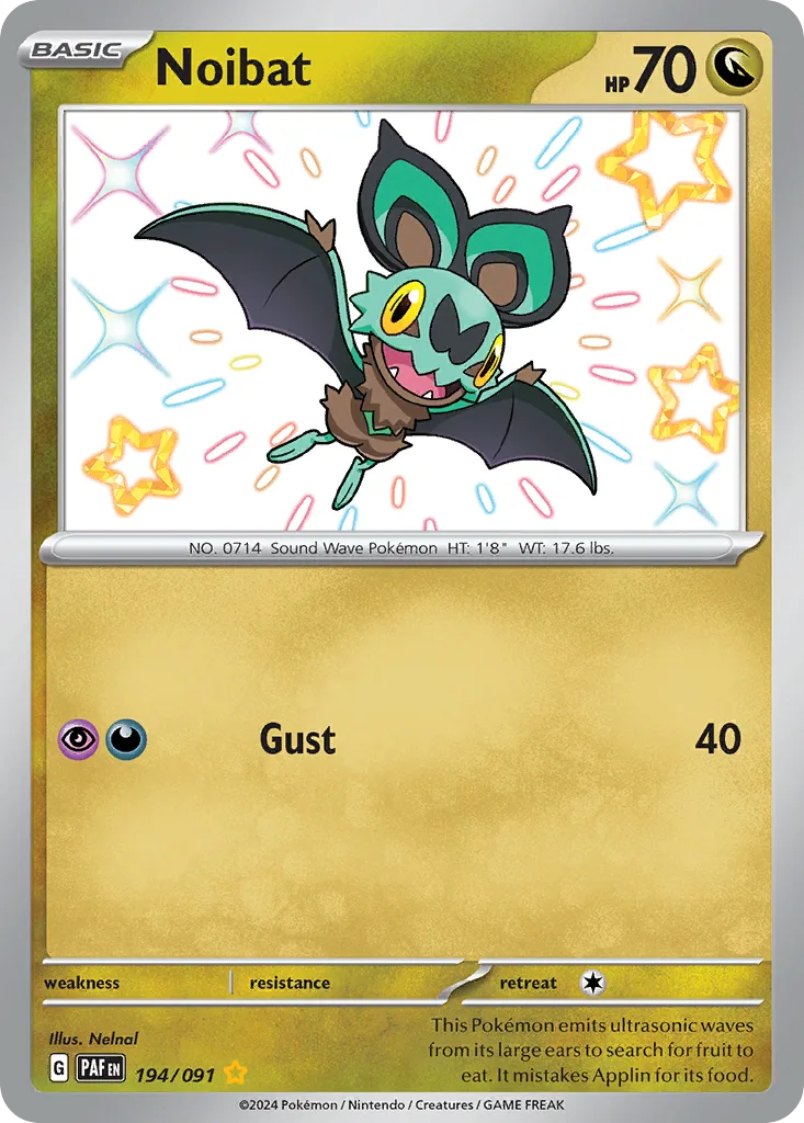 Noibat, Paldean Fates #194/091