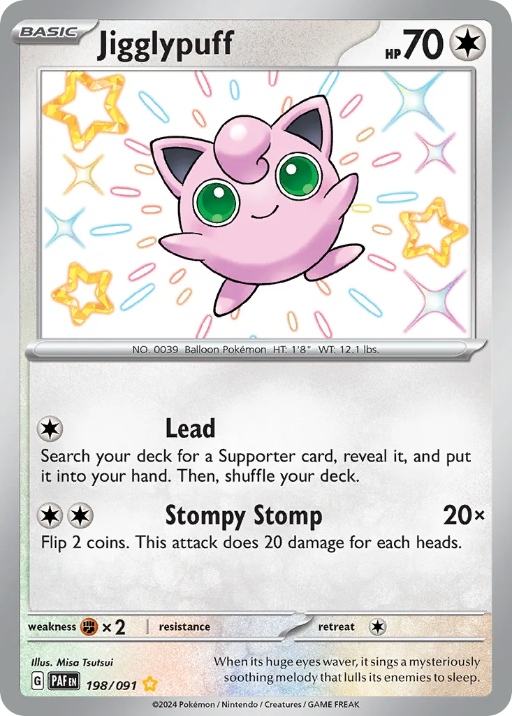 Jigglypuff, Paldean Fates #198/091