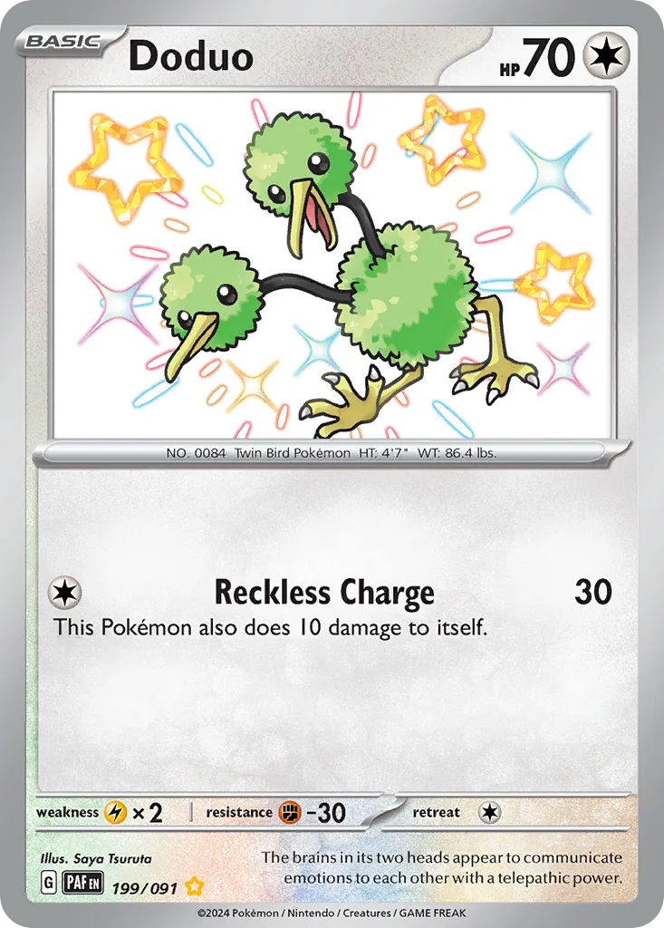 Doduo, Paldean Fates #199/091