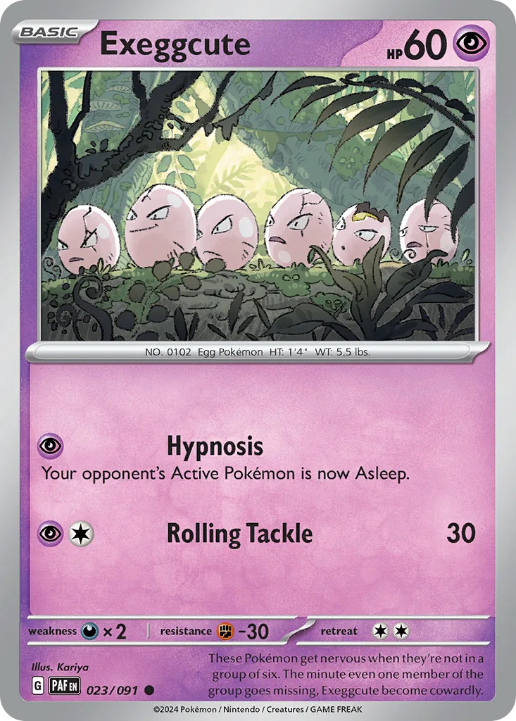 Exeggcute, Paldean Fates #023/091