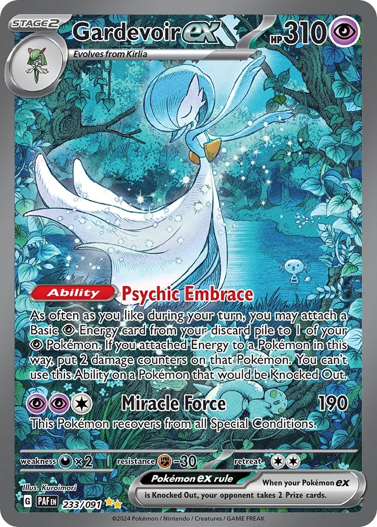 Gardevoir ex, Paldean Fates #233/091