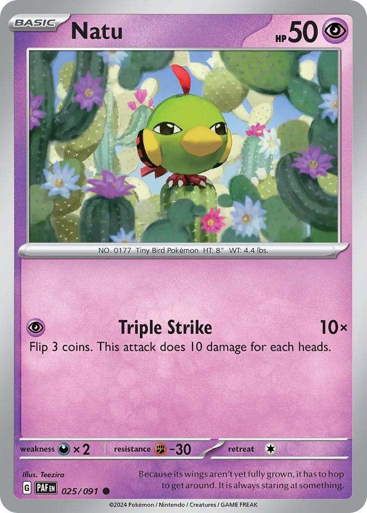 Natu, Paldean Fates #025/091