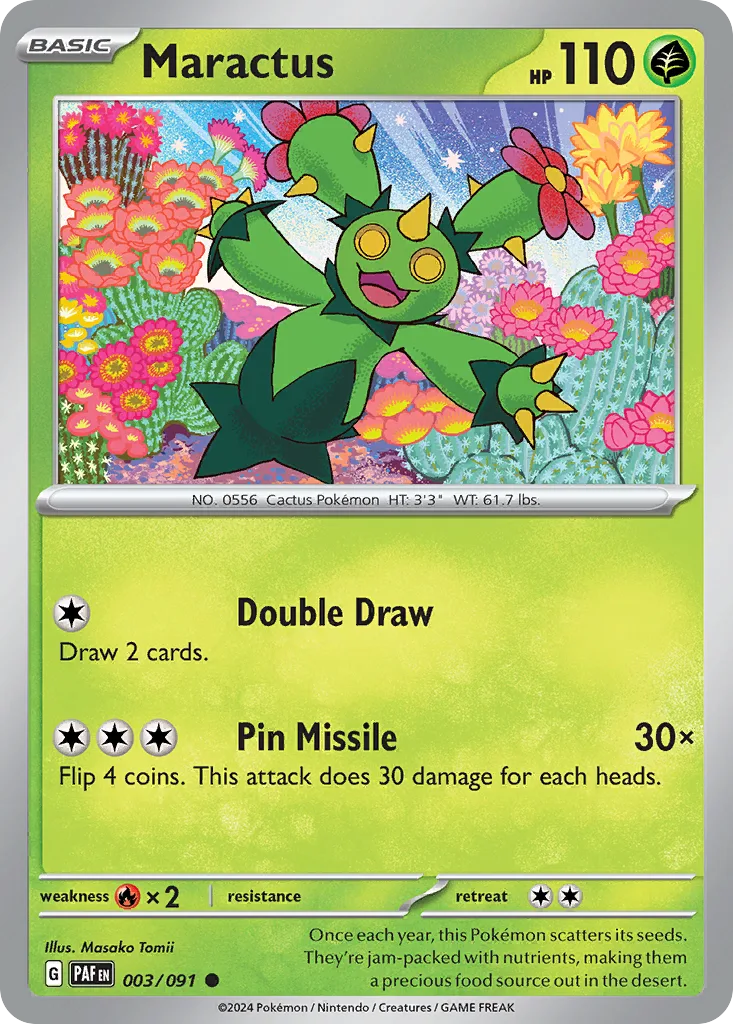 Maractus, Paldean Fates #003/091