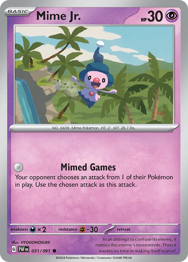Mime Jr., Paldean Fates #031/091