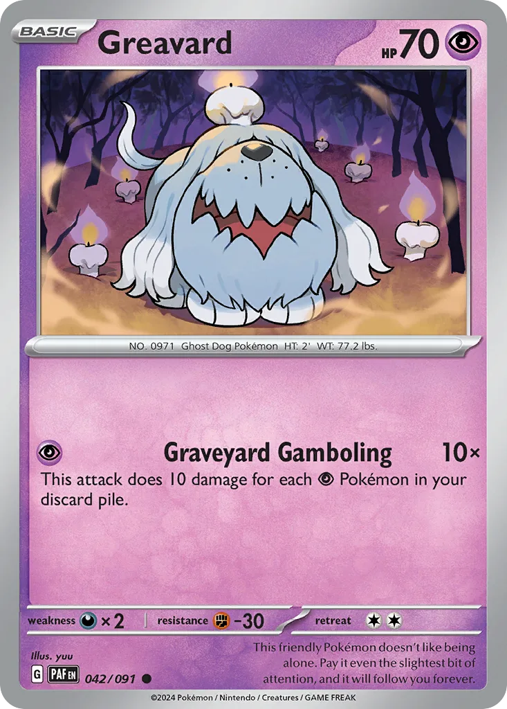 Greavard, Paldean Fates #042/091