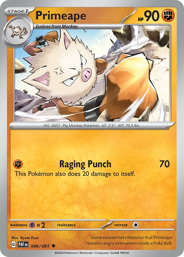 Primeape, Paldean Fates #046/091