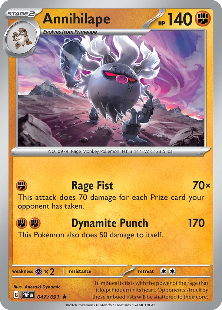 Annihilape, Paldean Fates #047/091