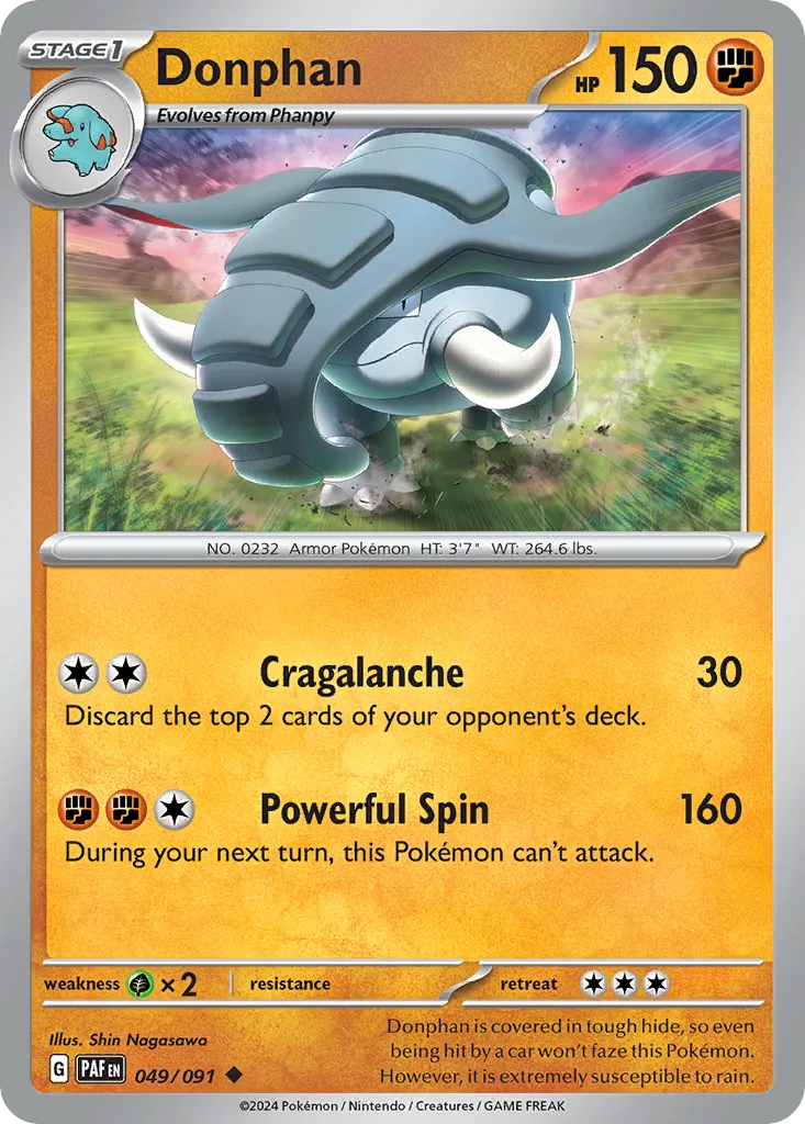 Donphan, Paldean Fates #049/091