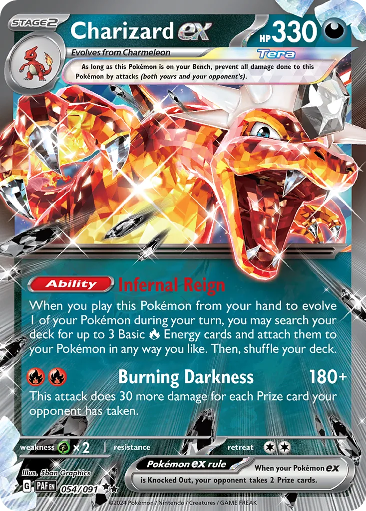 Charizard ex, Paldean Fates #054/091