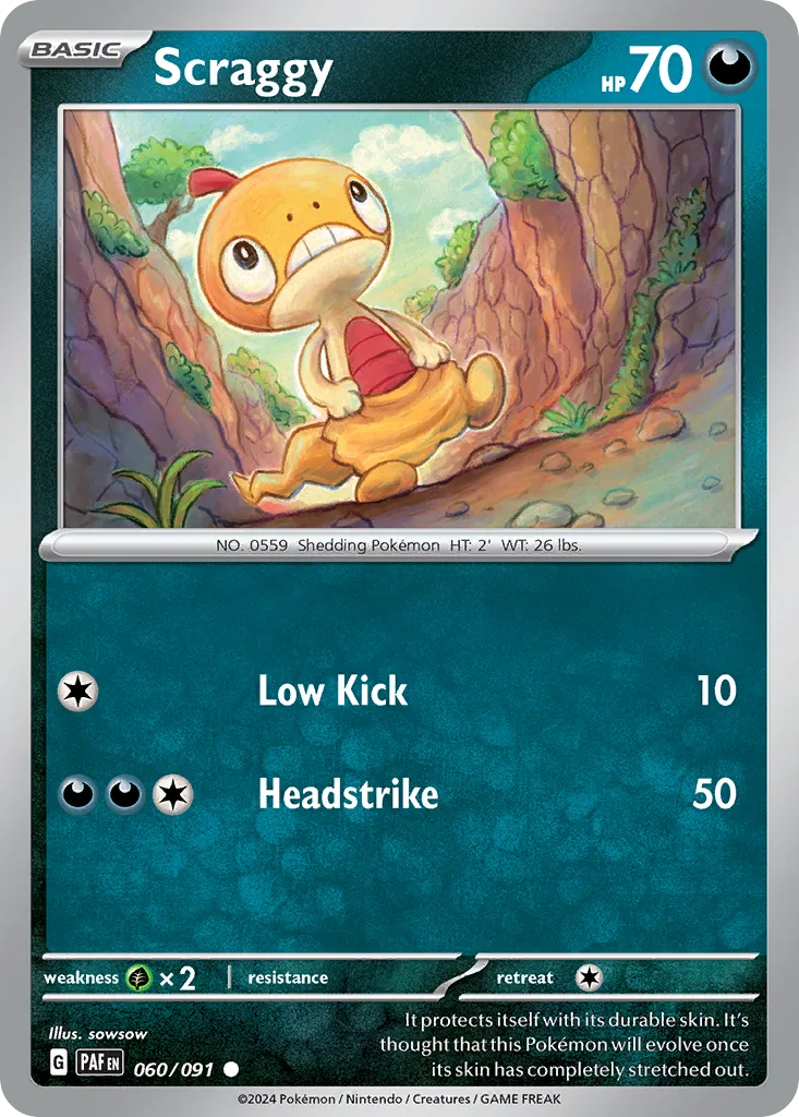 Scraggy, Paldean Fates #060/091