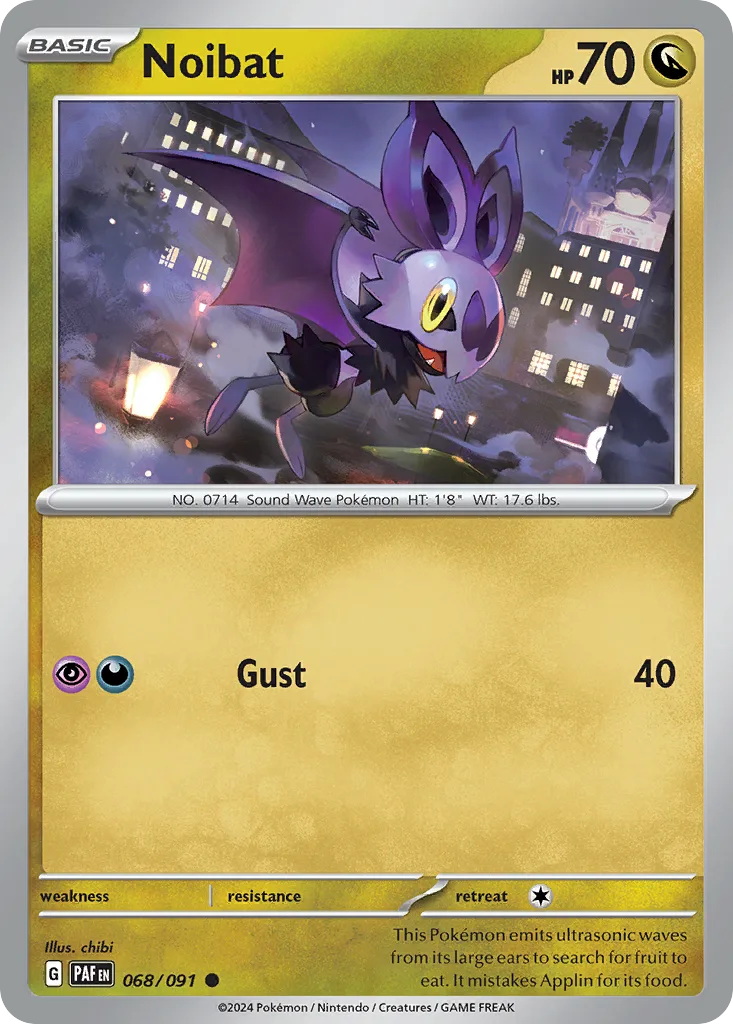 Noibat, Paldean Fates #068/091