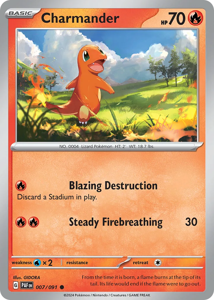 Charmander, Paldean Fates #007/091