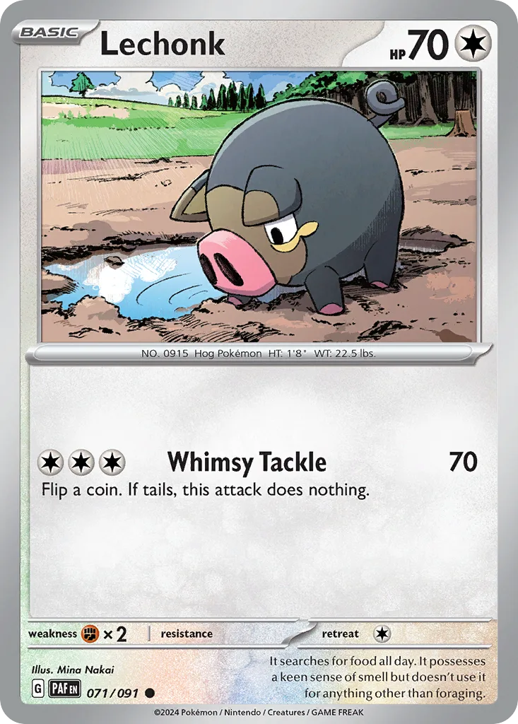 Lechonk, Paldean Fates #071/091