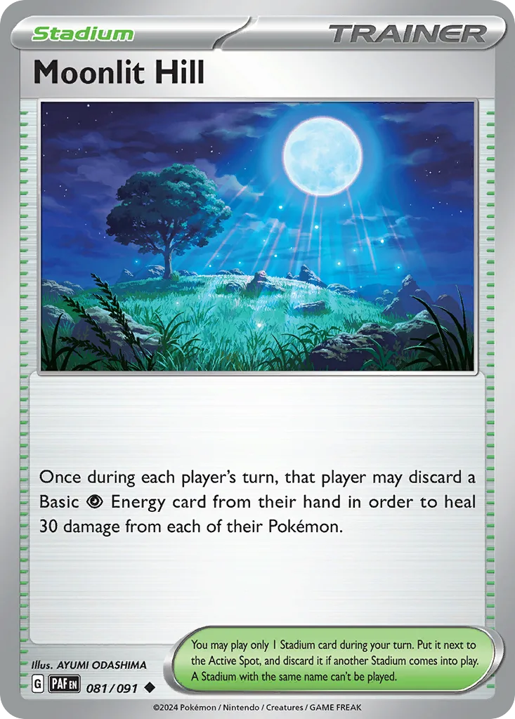 Moonlit Hill, Paldean Fates #081/091