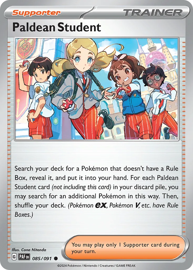 Paldean Student, Paldean Fates #085/091