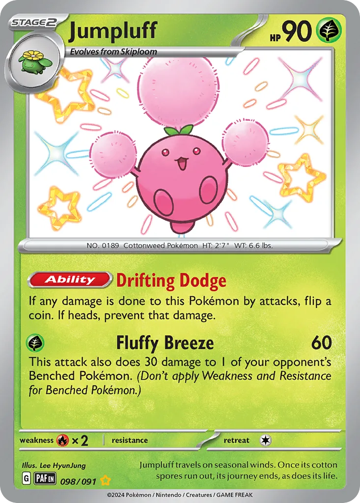 Jumpluff, Paldean Fates #098/091