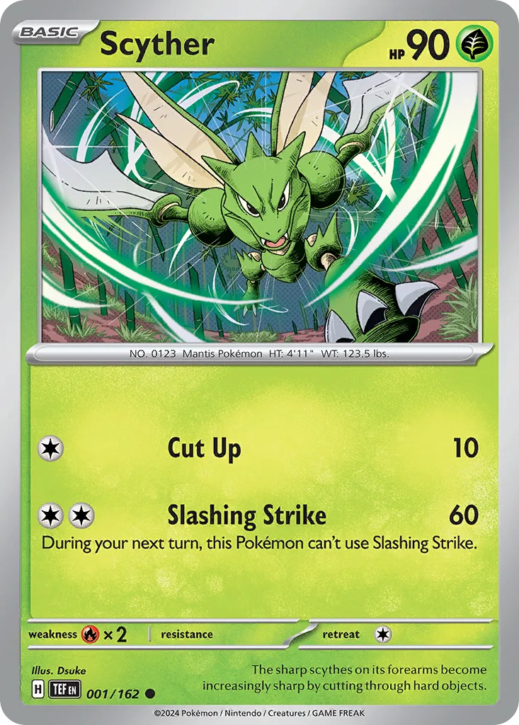 Scyther, Temporal Forces #001/162